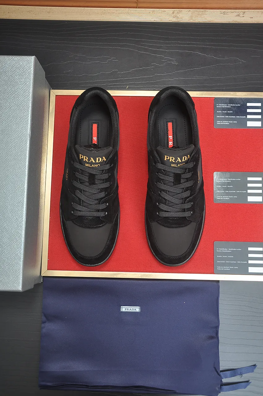 Men's shoes 💰580💶【PRADA】Top original, new season, high quality original goods, top imported calfskin with original imported glue, imported cowhide inside with original cowhide feet, original outsole! Quality guaranteed! Code 38-45 (45 customized)